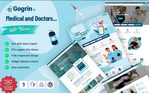 Gogrin - Medical and Doctors WordPress Theme