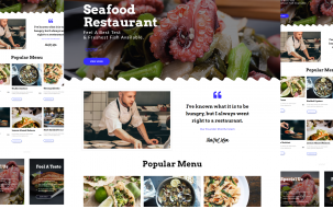 Julia - Seafood and Restaurant One Page WordPress Theme