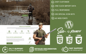 Hunter - Hunting Club Wordpress Theme
