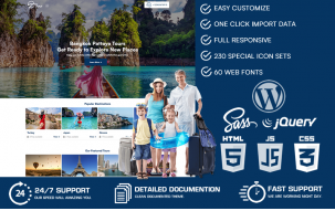 Tours - Travel Agency & Tourism WordPress Theme
