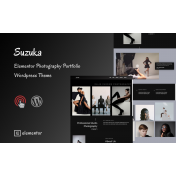 Suzuka - Minimal Portfolio and Photography WordPress Theme