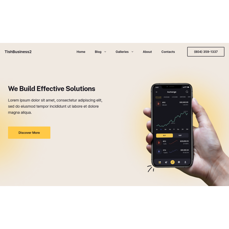 TishBusiness2 - Business WordPress Theme