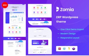 Zomia - ERP Software WordPress Theme