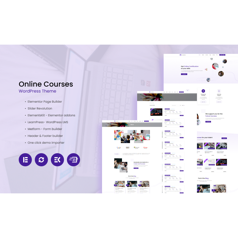 Courisa - Online Courses WordPress Theme
