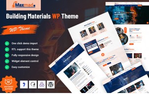Maxmad - Building Materials Responsive WordPress Theme