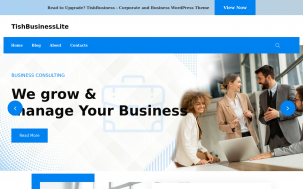 TishBusinessLite - Free Corporate and Business WordPress Theme