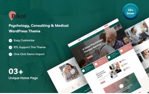 Bikot - Psychology, Consulting and Medical WordPress Theme