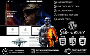 Commando - Military WordPress Theme