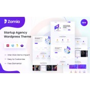 Zomia - Startup Agency Elementor WordPress Theme