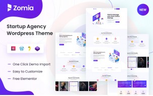 Zomia - Startup Agency Elementor WordPress Theme