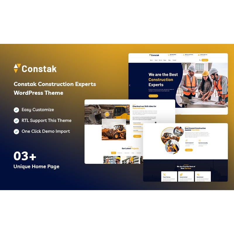 Constak - Construction Experts WordPress Theme