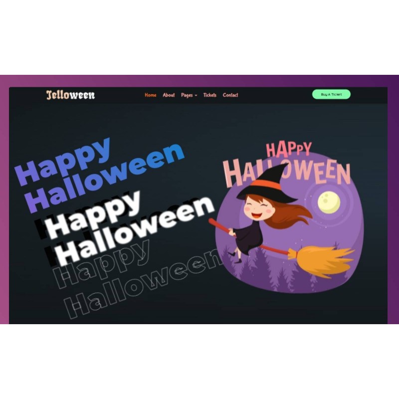 Jelloween - Halloween Party WordPress Theme
