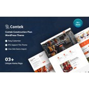Contek - Construction Plan WordPress Theme