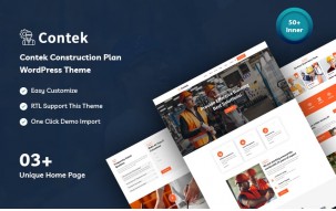 Contek - Construction Plan WordPress Theme