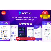 Zomia - Saas Software & Startup Agency WordPress Theme.