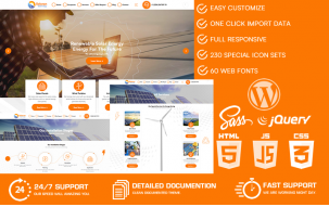 Solaran - Solar Energy WordPress Theme