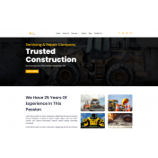 Taran Constrution Divi Wordpress theme