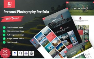 Gogrin - Personal Photography Portfolio WordPress Theme