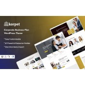Korpret - Corporate Business Plan WordPress Theme