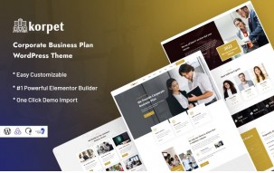 Korpret - Corporate Business Plan WordPress Theme