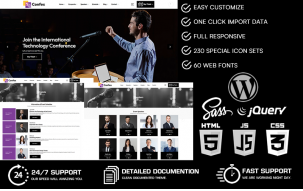 Confex - Event & Conference WordPress Theme