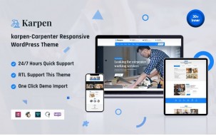 Karpen - Carpenter and Wood Responsive WordPress Theme