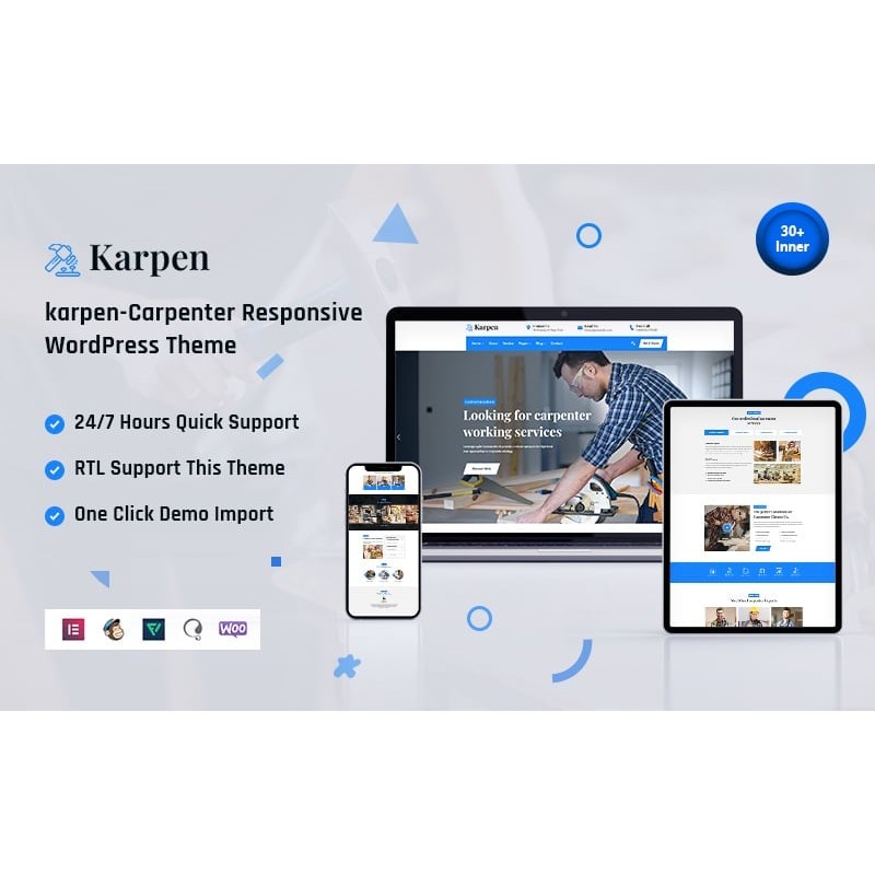 Karpen - Carpenter and Wood Responsive WordPress Theme
