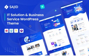 Sajid - IT Startup & IT Solution WordPress theme