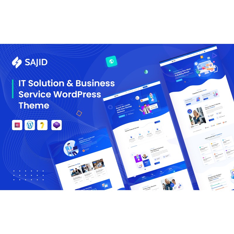 Sajid - IT Startup & IT Solution WordPress theme