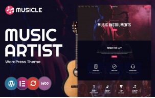 Musicle Music WordPress Theme