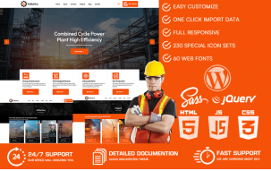 Industry - Factory & Industry WordPress Theme