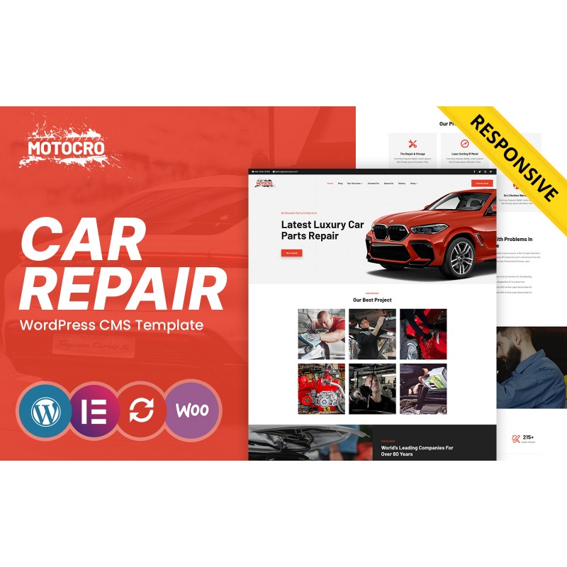 Motocro - Car Services and Auto Mechanic WordPress Theme