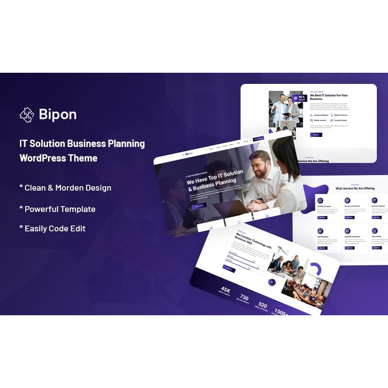 Bipon - IT Solution & Business Planning WordPress Theme