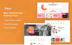 Bikot - Printing Services WordPress Theme