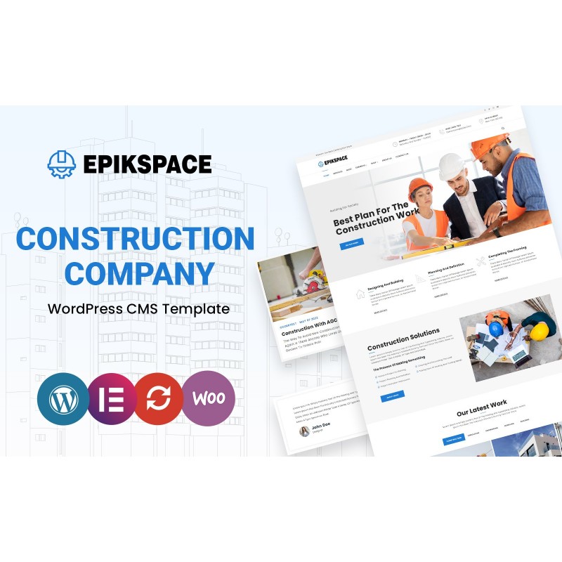 Epikspace - Industry and Construction WordPress Theme