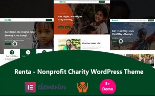 Renta - Nonprofit Charity WordPress Theme