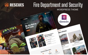 Rescues - Fire Department and Security Business WordPress Theme