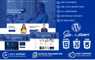 Academy - Online Courses & Education WooCommerce WordPress Theme