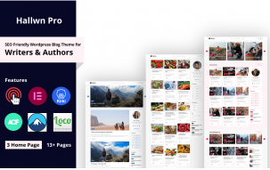 Hallwn Pro | Personal SEO Friendly Wordpress Blog Theme