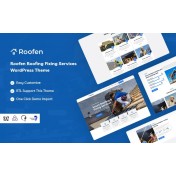 Roofen - Roofing & Fixing Services WordPress Theme