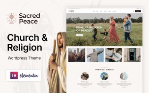 Sacred Peace - Religion and Church WordPress Theme