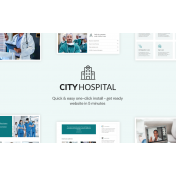 City Hospital - Health & Medical Elementor WordPress Theme
