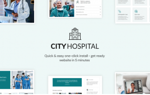 City Hospital - Health & Medical Elementor WordPress Theme