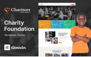 Charitorr - Nonprofit Charity and Donation WordPress Theme