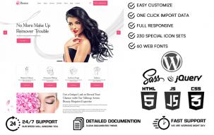 Beaten - Beauty & Eyelashes, Nail Salon WordPress Theme