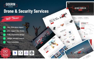 Gogrin - Drone & Security WordPress Theme