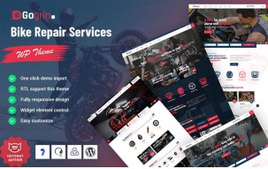 Gogrin - Bike Repair Service WordPress Theme