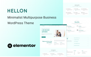 Hellon - Minimalist Multipurpose Fully Responsive Business WordPress Theme