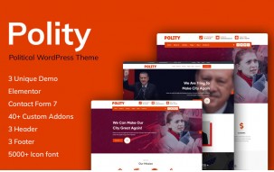 Polity - Political WordPress Theme