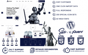 Lawen - Lawyer & Law Firm WordPress Theme